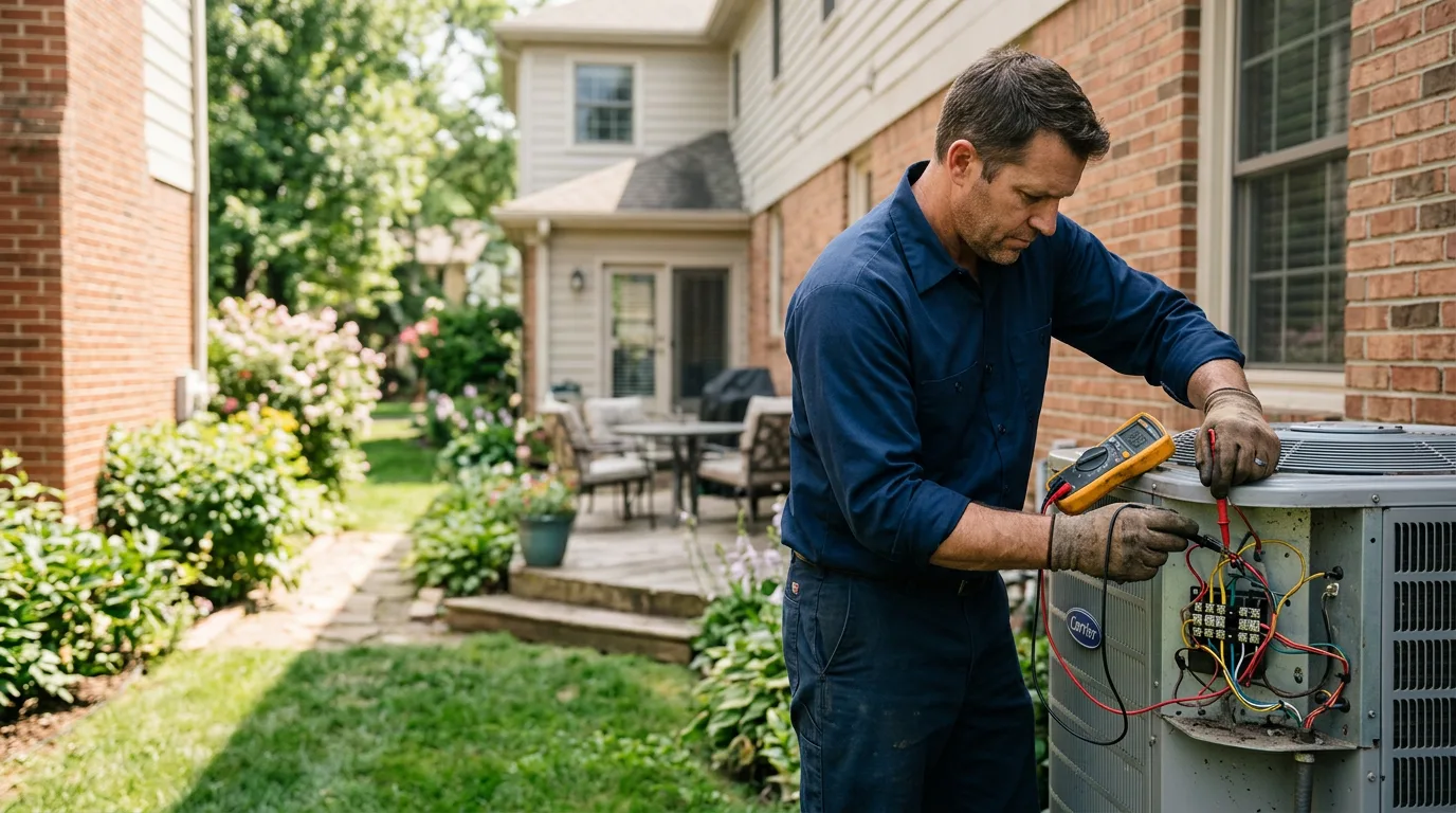 HVAC technician working near Sunbury, PA